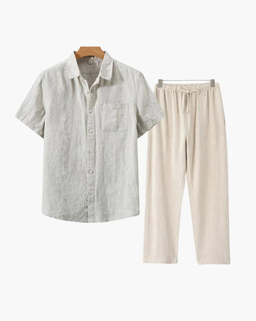 The Old Money Linen Combo – Trouser Edition