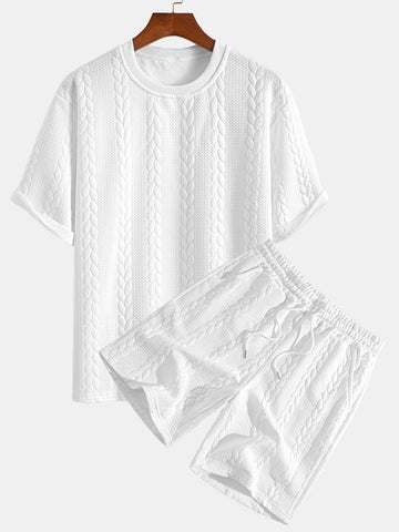 The Riviera Knit Jacquard Set