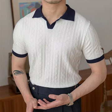 Belgravia Jacquard Knit Polo