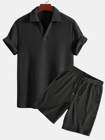 The Stockholm Waffle Polo Set