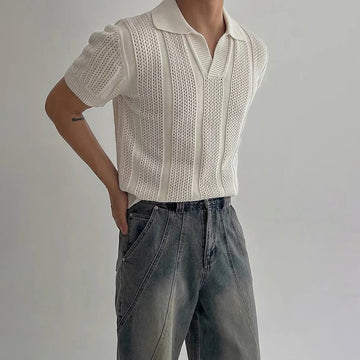 Amalfi Textured Knit Polo