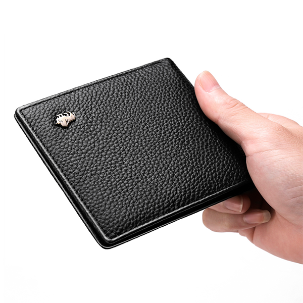 Carteira Masculina em Couro Preto Protark