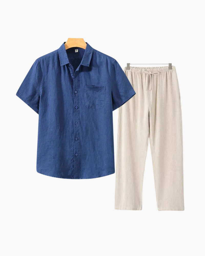 The Old Money Linen Combo – Trouser Edition