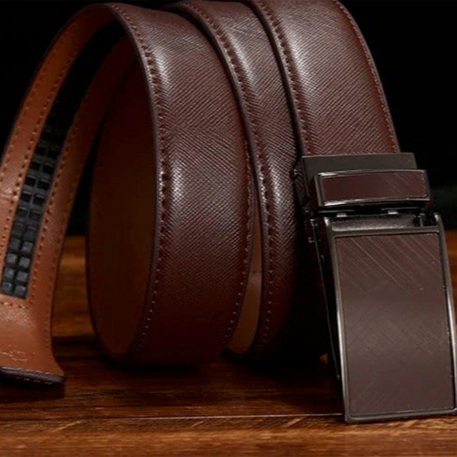 Cinto Masculino de Couro Marrom Protark