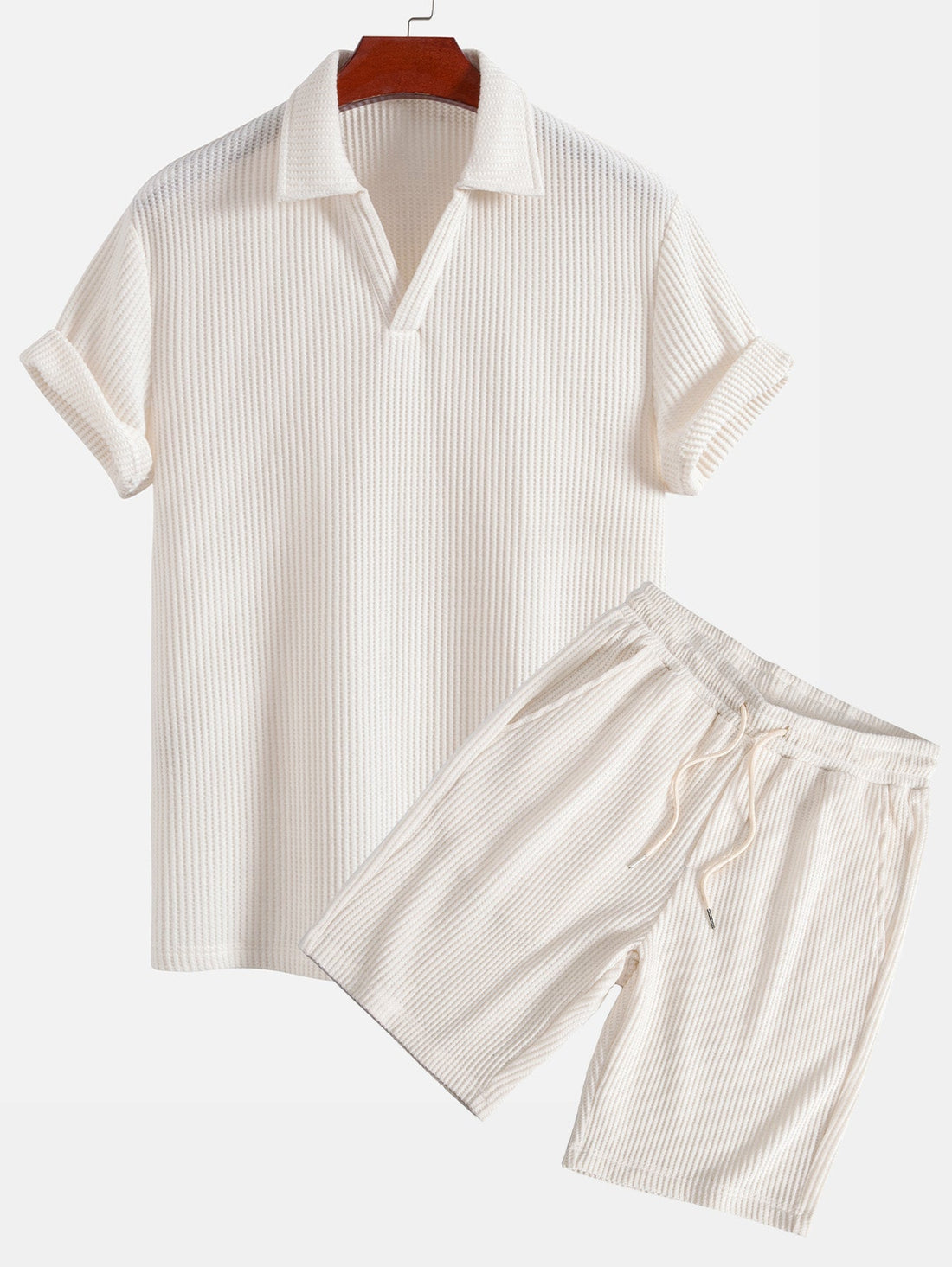 The Stockholm Waffle Polo Set