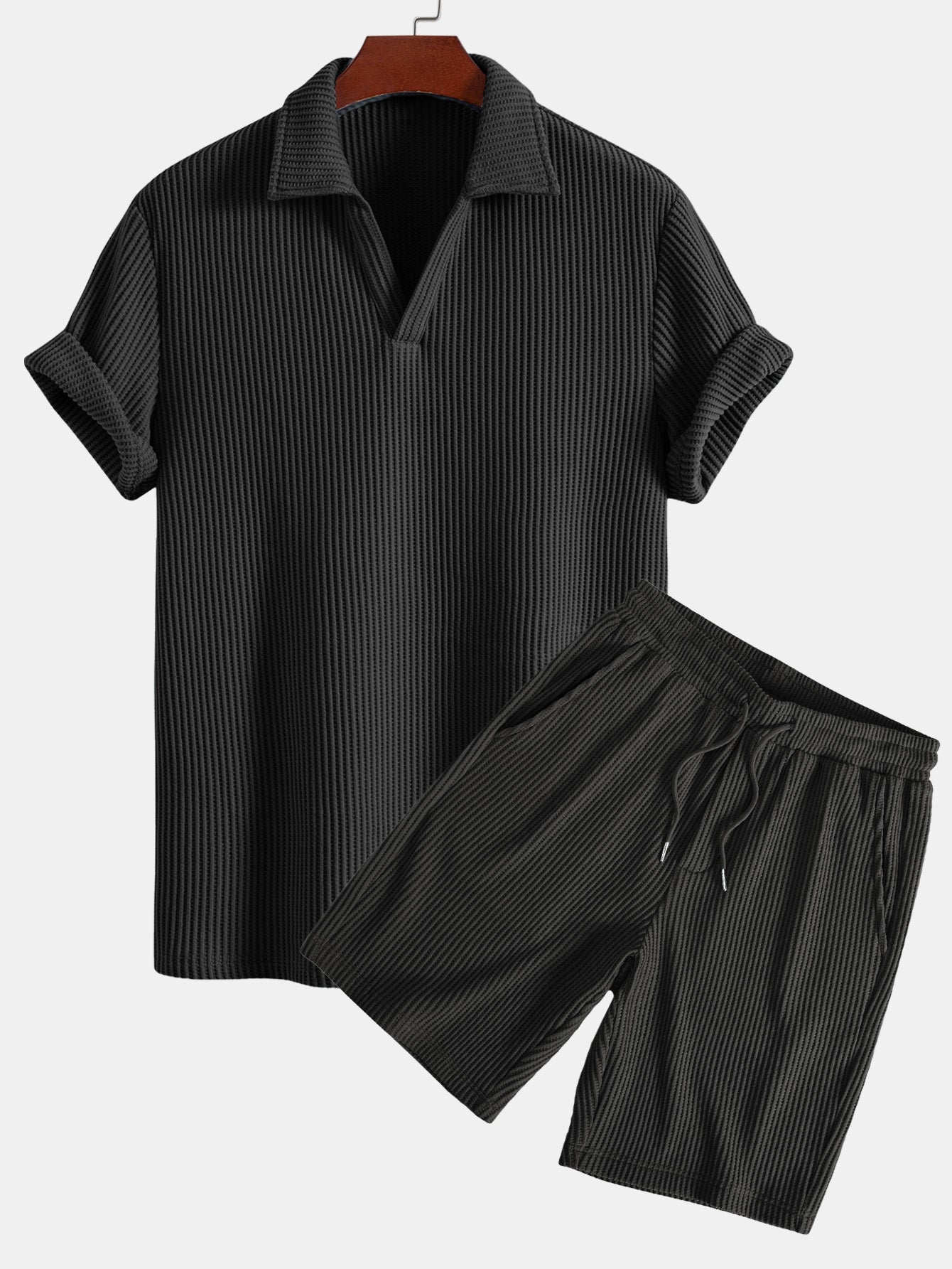 The Stockholm Waffle Polo Set