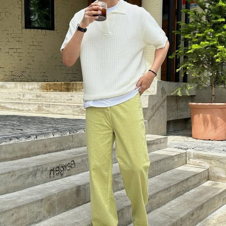 Monaco Textured Knit Polo