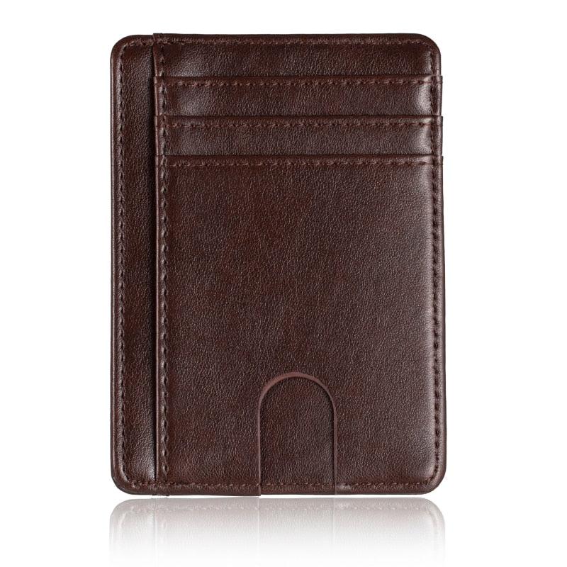 Carteira Slim Masculina de Couro